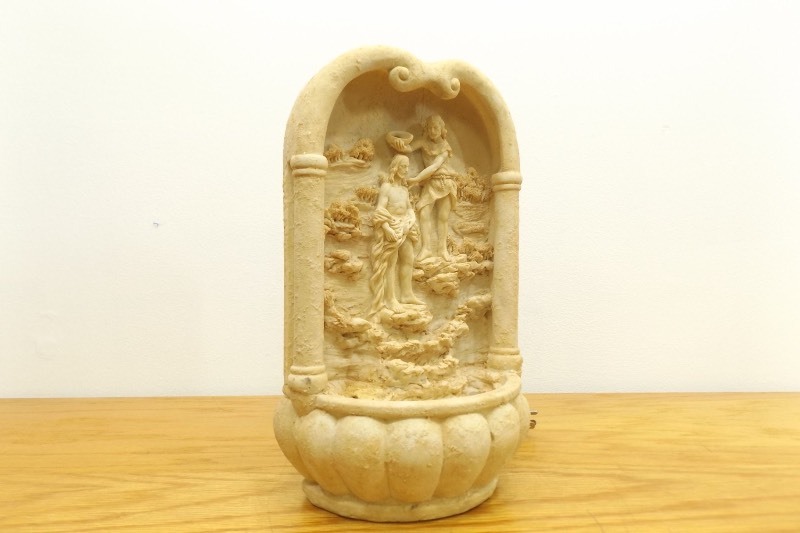 13.5 WORKING John The Baptist Jesus Fountain