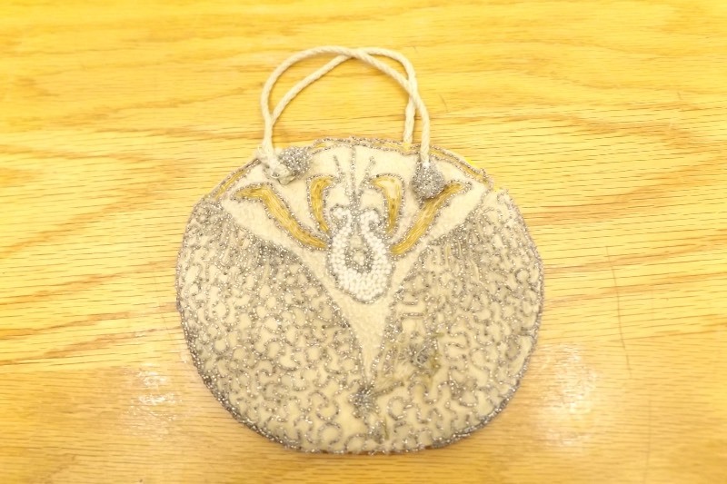 Vintage Micro Beaded Clutch Purse