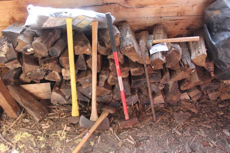 lot 38 image: Wood, Axes