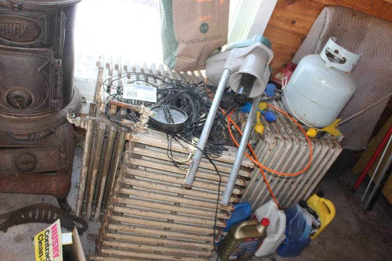 lot 88 image: House Radiators, Propane Tanks, And More