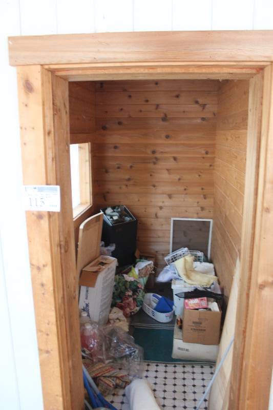 lot 115 image: Sauna Area Contents w Amerec Heater, Rocks