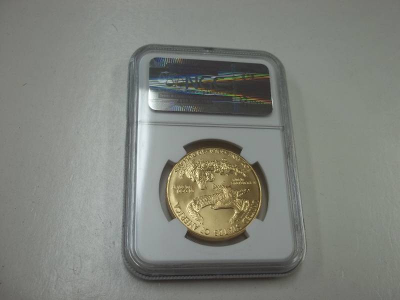 Gold $50 1986 Eagle MS 69 1 oz. Fine Gold