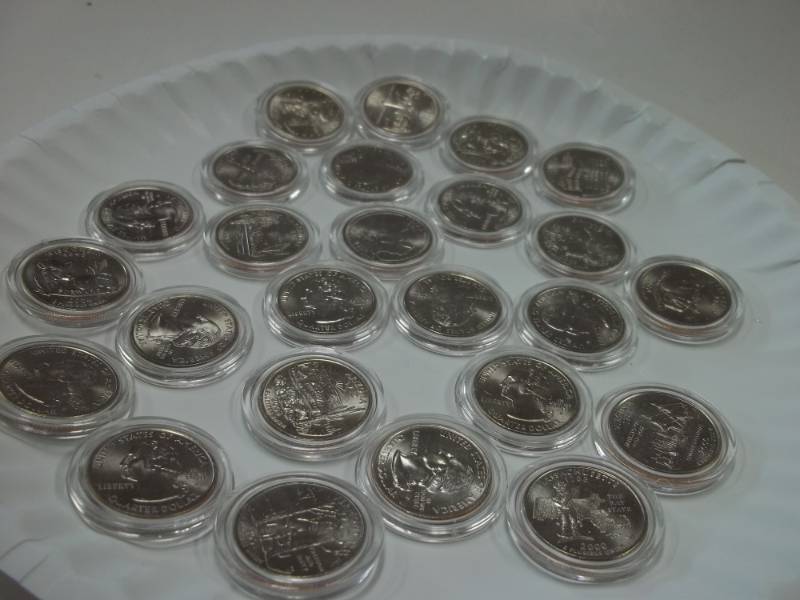 24 Assorted State Quarters in cases