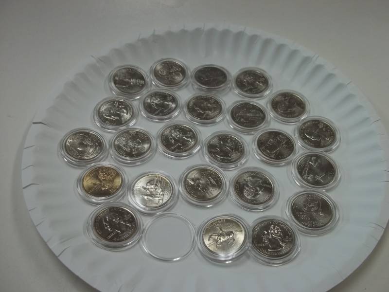 24 Assorted State Quarters in cases