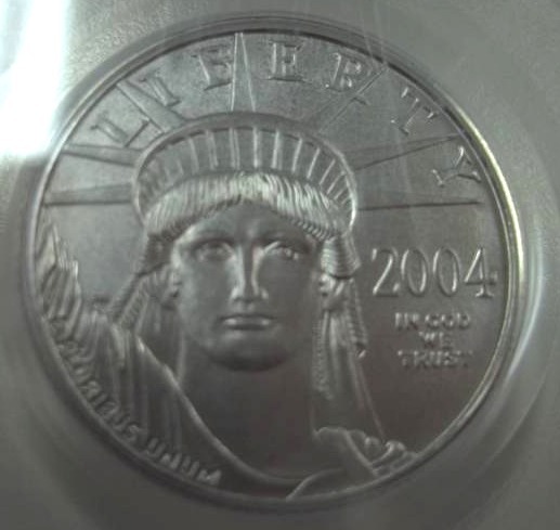 Platinum $25 2004 Eagle PCGS MS 69 14 oz. Platinum .9999