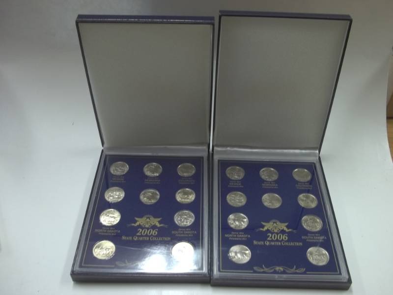 Pair of 2006 State Quarter Collection with 20 Quarters