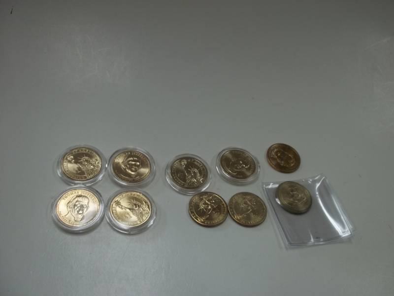 10 Assorted Presidential Dollars