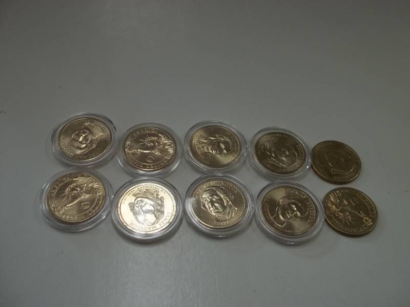 10 Assorted Presidential Dollars