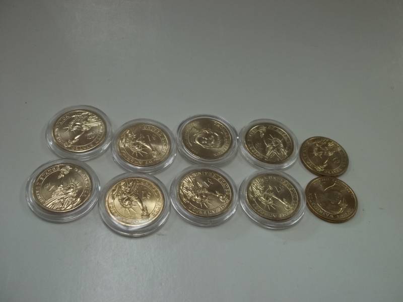 10 Assorted Presidential Dollars