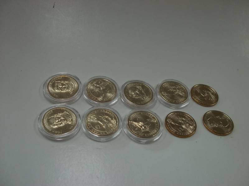 10 Assorted Presidential Dollars