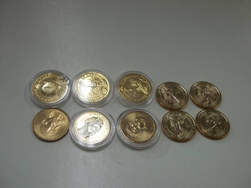 10 Assorted Presidential Dollars