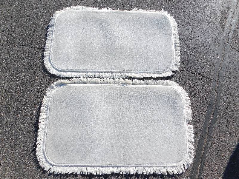 2 Blank 2x4 Rectangle Fringed Rug