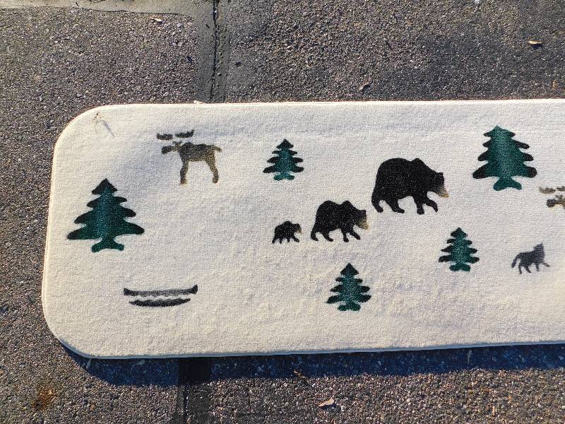 2x6 Hand Painted Runner