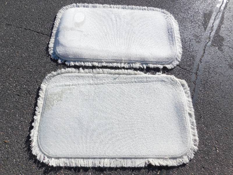 2 Blank 2x4 Rectangle Fringed Rug