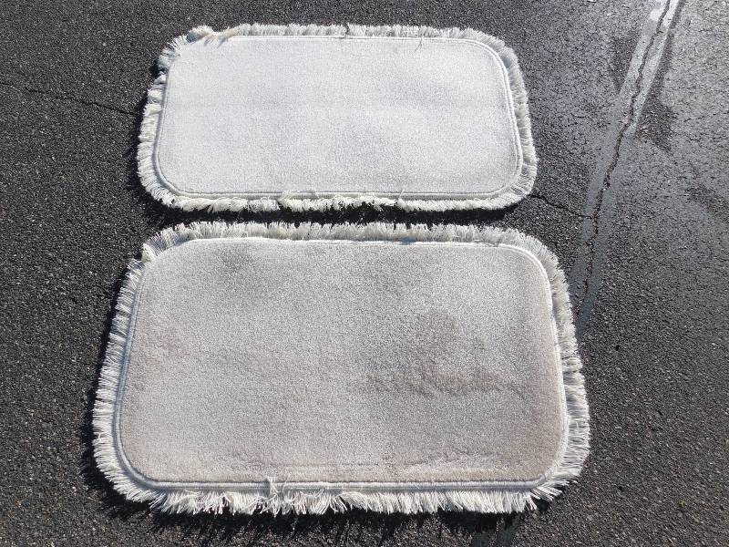 2 Blank 2x4 Rectangle Fringed Rug