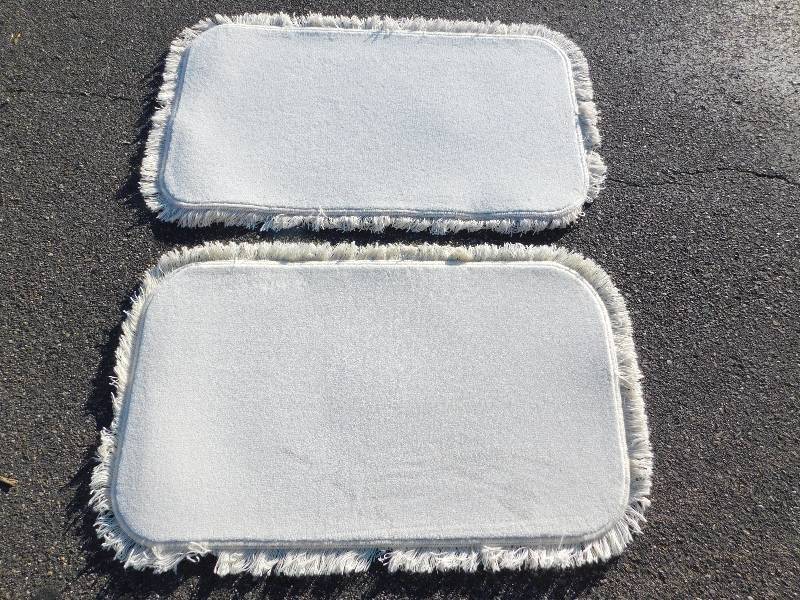 2 Blank 2x4 Rectangle Fringed Rug