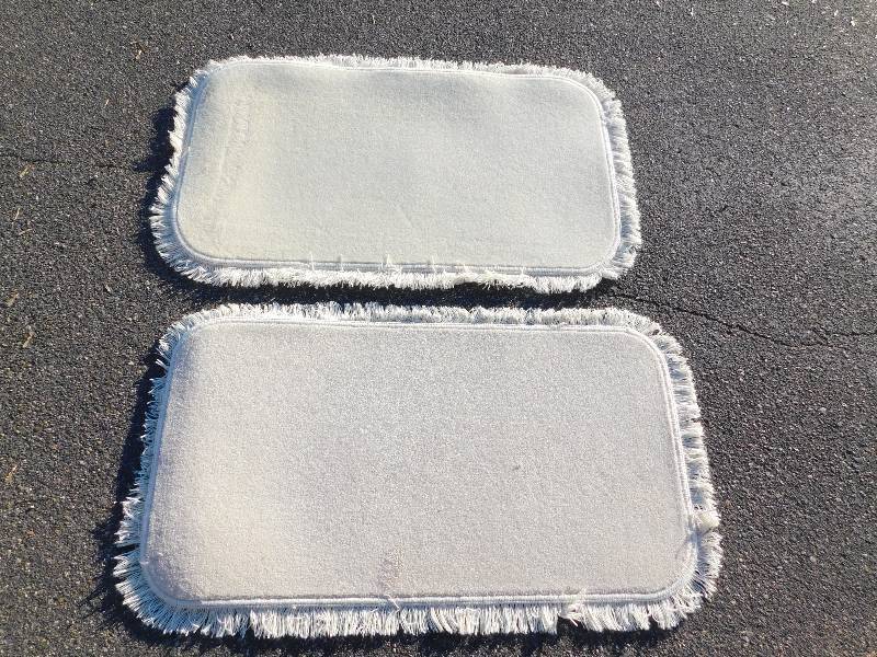 2 Blank 2x4 Rectangle Fringed Rug