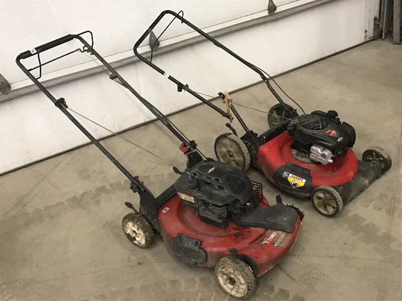 (2) 21 Mowers for Parts  Repair
