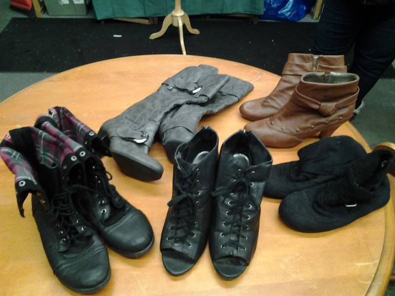 Lot Of Assorted Ladies ShoesBoots