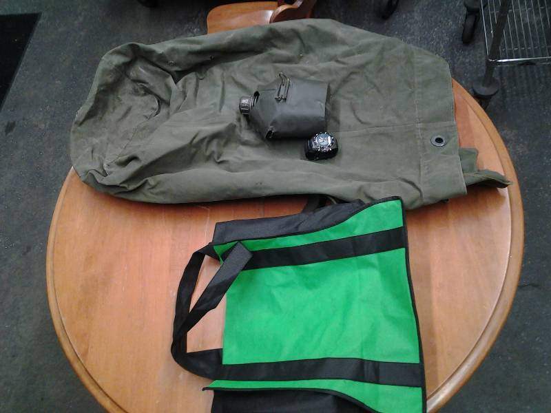 Army Duffel Bag & Canteen, Freestyle Mens Watch, Other Tote Bag