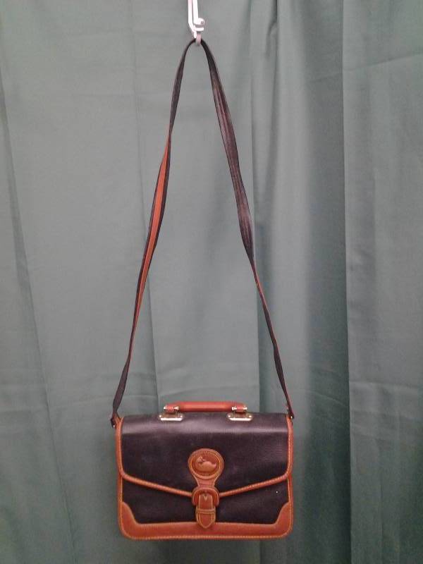 Black Dooney & Bourke Genuine Leather Handbag