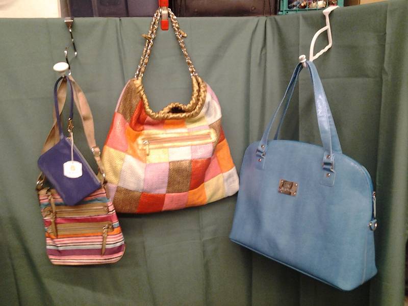 4-Assorted Purses, Wristlet, Handbags