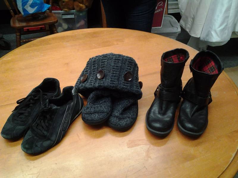 1-Pair Coach Sneakers Size 7, 2-Pair Ladies Boots