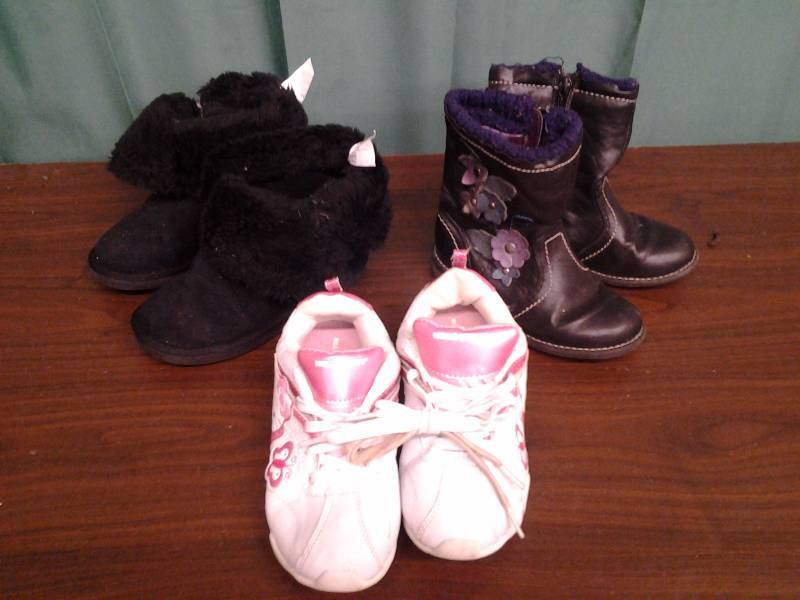 3-Pair Assorted Little Girl ShoesBoots