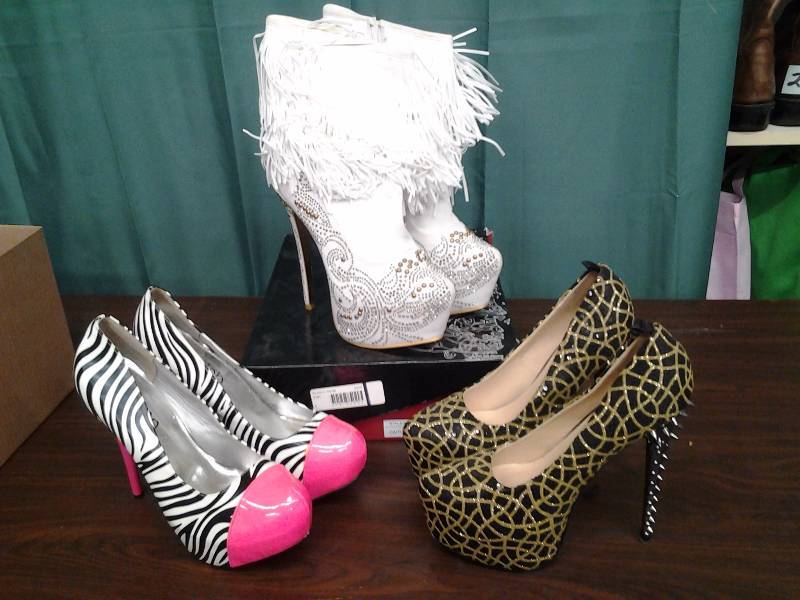 3-Pair High Heels - Size 9 & 11