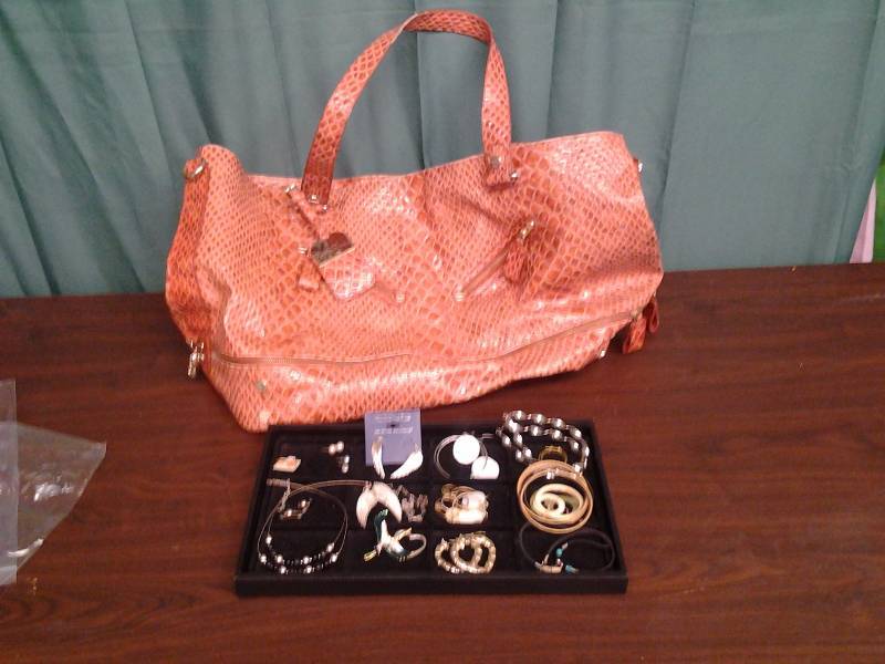 jessica simpson orange purse