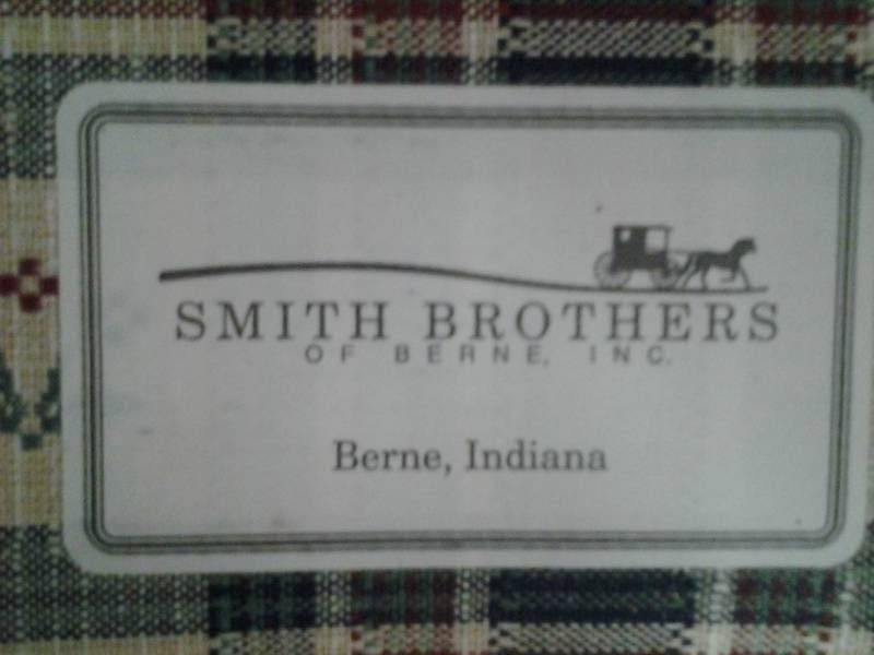 Amish-Made Couch By Smith Brothers Of Berne, Indiana (6-1/2 Ft