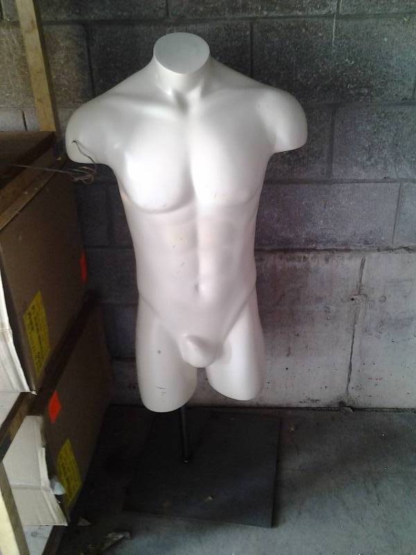lot 42 image: Mannequin Man With Stand 4 Feet Tall