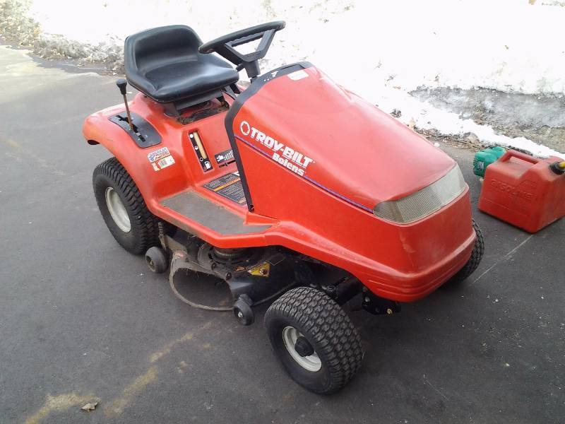 troy bilt garden tractor