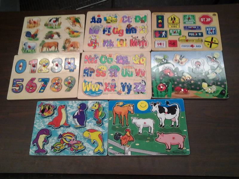 lot 46 image: 8-Assorted Kids Puzzles