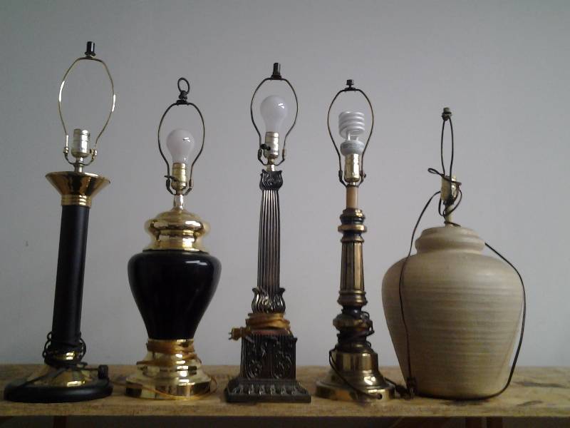 lot 53 image: 5-Assorted Lamps