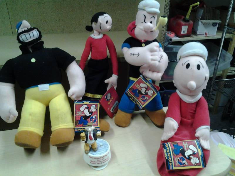 lot 63 image: Collection Of Popeye & Pals