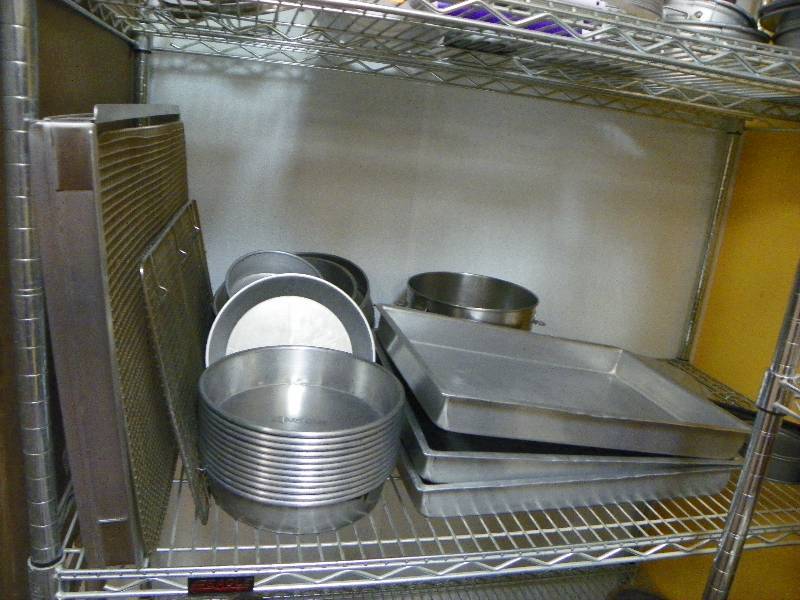 kitchen items, pans