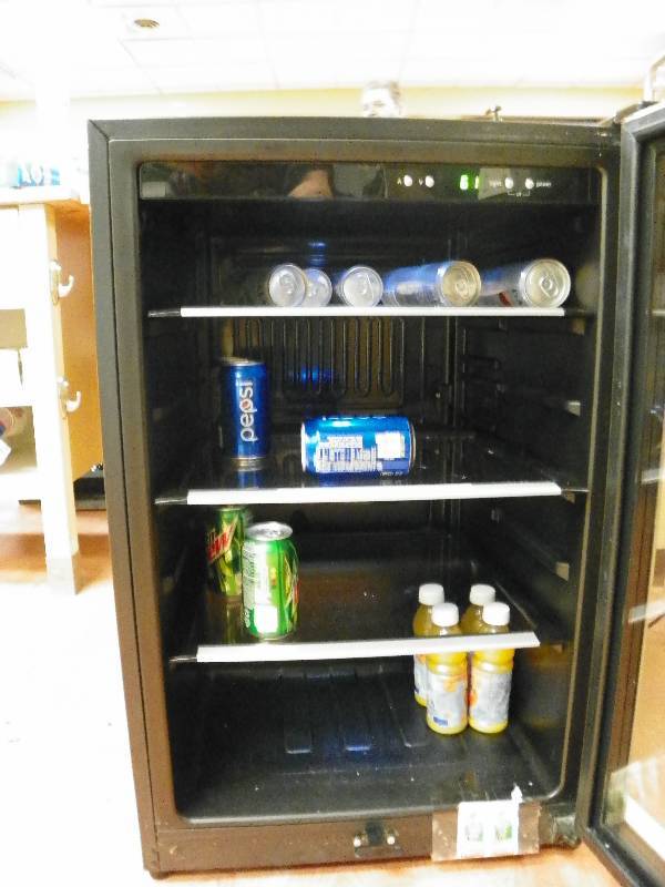 Glass Front Under Counter Beverage Cooler