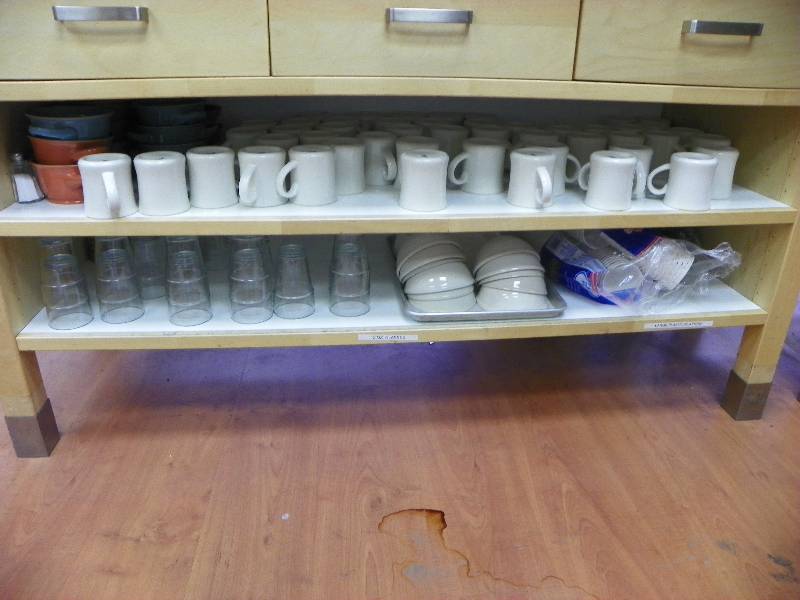 ALL of the dishes pictured on the shelves