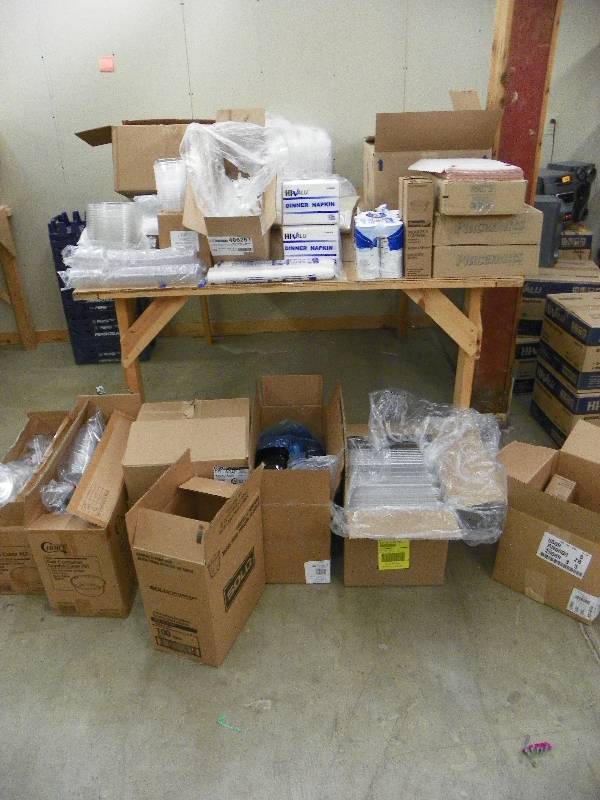 Napkins, to-go containers and other plastic items