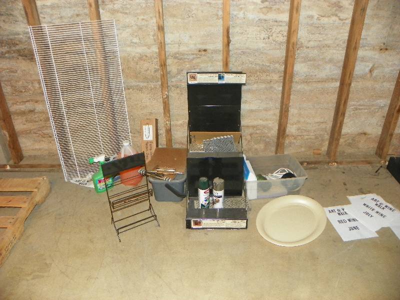 Display rack, cleaning items and office items