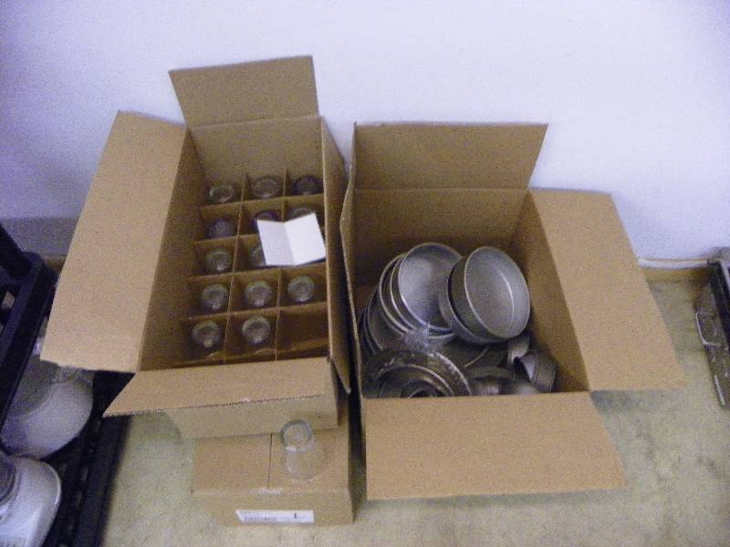 Water Glasses and pans