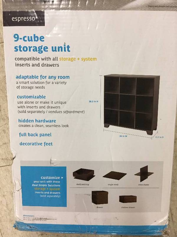 lot 17 image: 9 cube storage unit