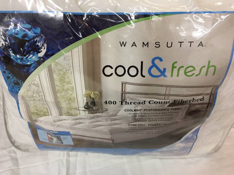 lot 31 image: cool and fresh queen fiberbed retail $99