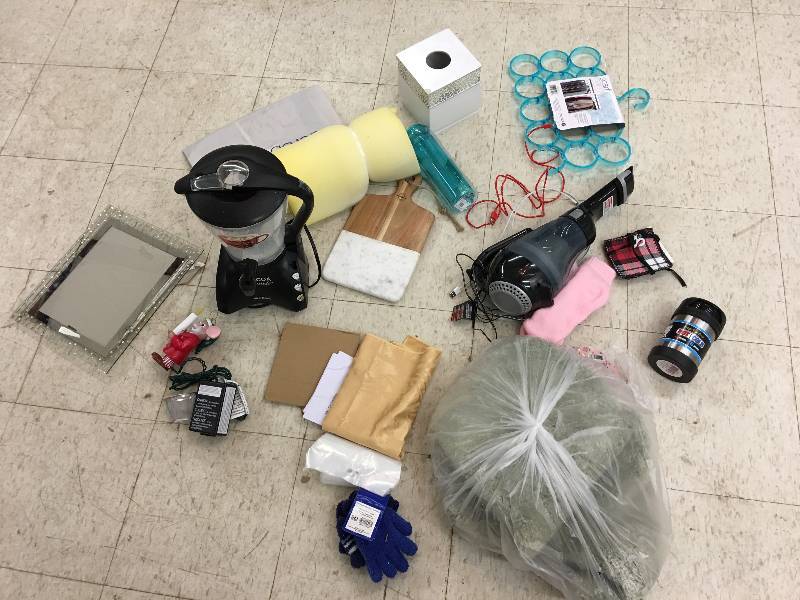 lot 39 image: all repairable merchandise and non picked up merchandise appliances,toys,clothing,misc items