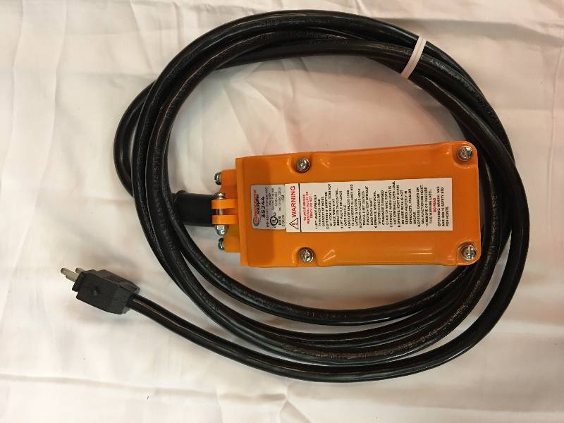 lot 48 image: Conductix, 2-button 20 Series Pendant, for direct reversing operation, 120V XA-35244 Retail $99