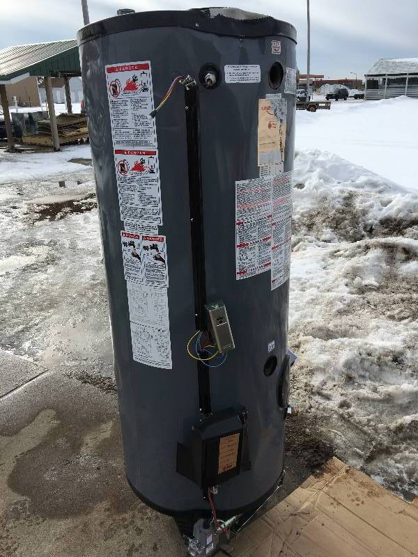 Rheem G91-200 Natural Gas Universal Commercial Water Heater, 91 Gallon