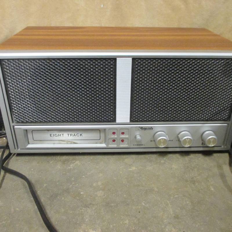 lot 15 image: Speakers, 8 Track Player, Bag Phones, Historic Magazines