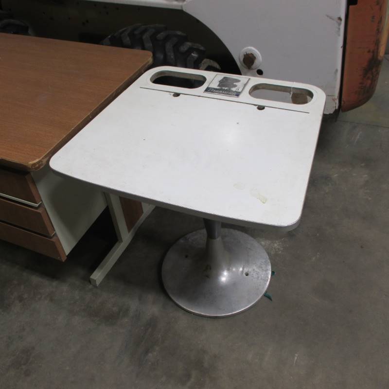 lot 38 image: Desk & Bowling Alley Table