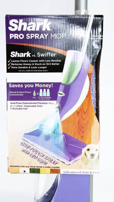 New Shark Pro Cordless Electric Spray Mop Wood Floor Cleaner With